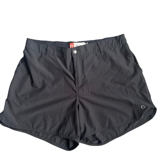the american outdoors Pants - The American Outdoorsman for Women Black Athletic Shorts XL